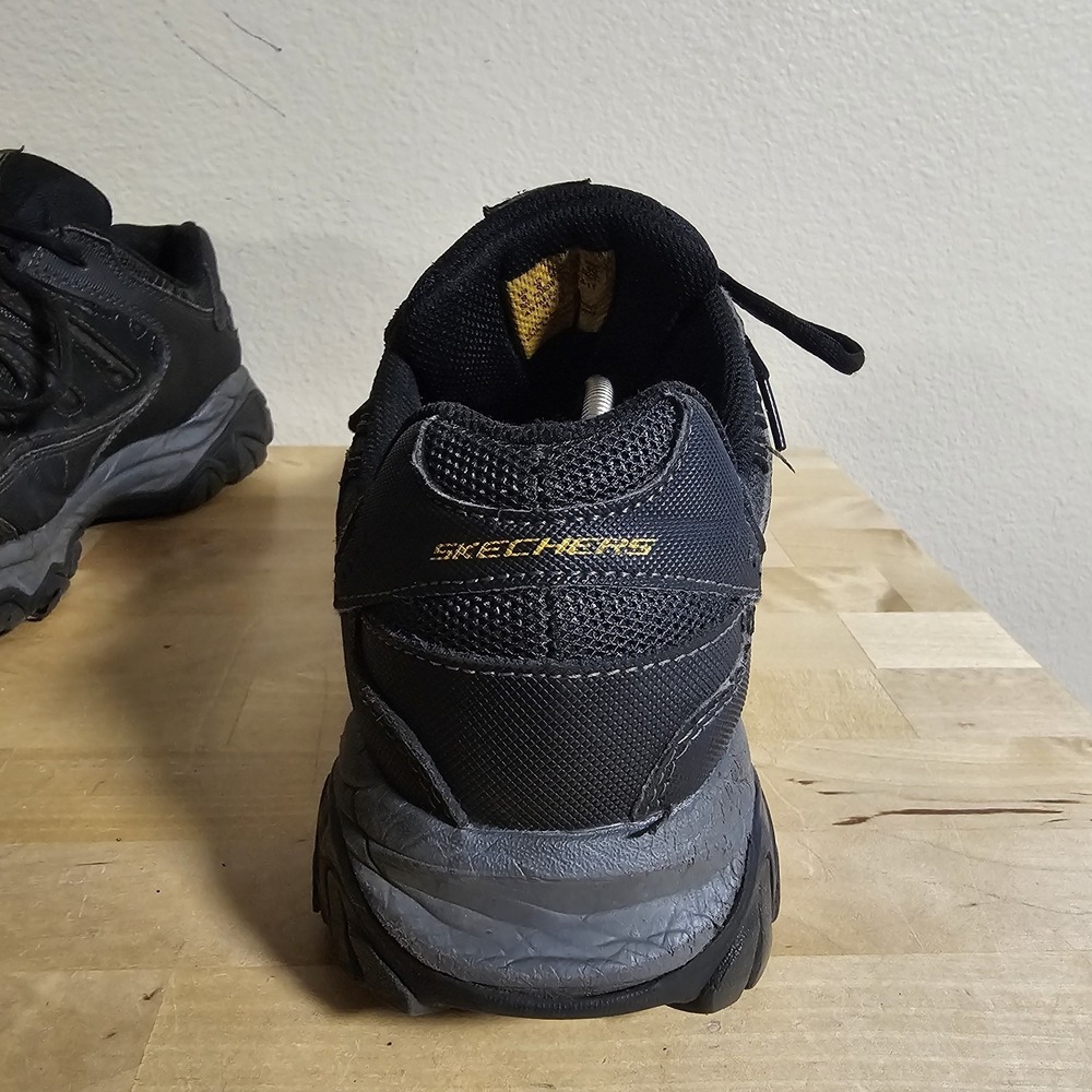 Skechers Steel Toe Work Shoes 77055W 4E Extra Wide Width Memory Foam Mens Sz 9 - Picture 3 of 12